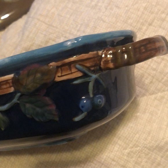 Tracy Porter  ‎ The One Acre collection hand painted pottery w/ lid new - Picture 5 of 11